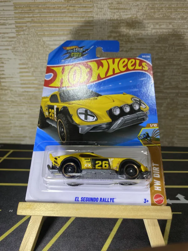 Hot_Wheels_1:64_Scale_EL_SEGUNDO_RALLYE_HW_DIRT_1/10_YELLOW_145/250