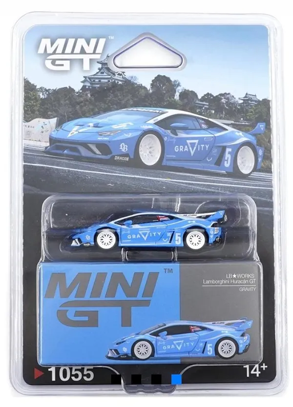 TOYRUSH MINI GT LB☆WORKS Lamborghini Huracán GT GRAVITY BLUE