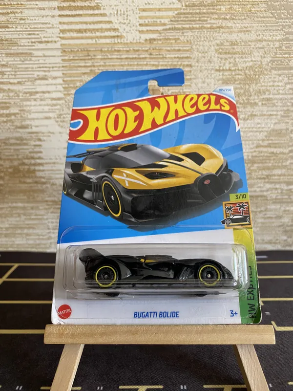 Hot_Wheels_1:64_Scale_BUGATTI_BOLIDE_HW_EXOTICS_3/10_YELLOW_185/250