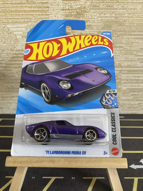 Hot_Wheels_1:64_Scale_71_LAMBORGHINI_MIURA_SV_COOL_CLASSICS_6/10_BLUE_227/250