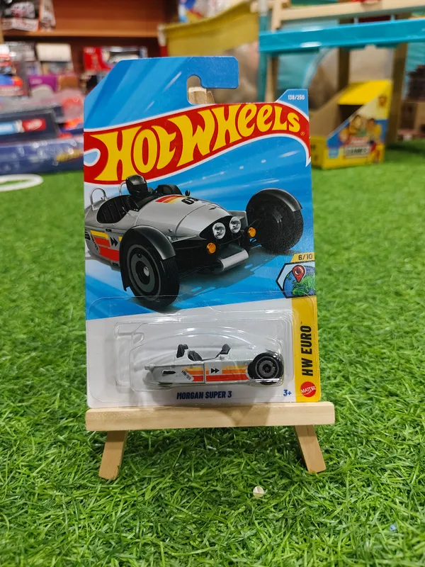 Hot_Wheels_1:64_Scale_MORGAN_SUPER_3_HW_EURO_6/10_GRAY_138/250