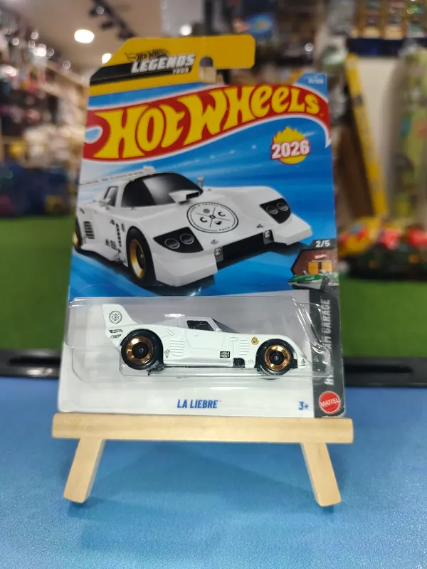 Hot_Wheels_1:64_Scale_LA_LIEBRE_HW_DREAM_GARAGE_2/5_WHITE_31/250_HW_LEGENDS_TOUR_LIMITED_EDITION