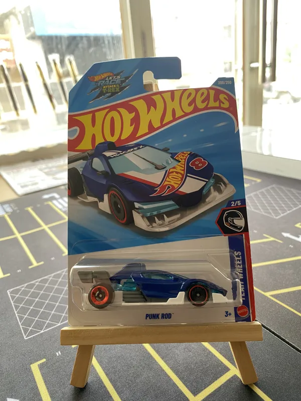 Hot_Wheels_1:64_Scale_PUNK_ROD_TEAM_WHEELS_2/5_BLUE_200/250