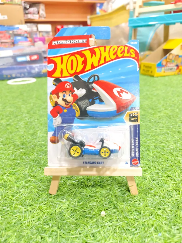 Hot_Wheels_1:64_Scale_STANDARD_KART_SCREEN_TIME_4/10_WHITE_129/250
