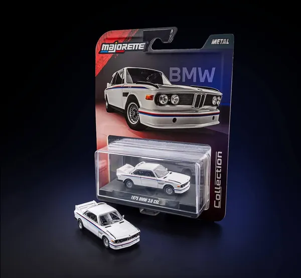 Majorette_1:64_Premium_Diecast_Model_Car_Collector_Edition_–_1975_BMW_3.0_CSL_WHITE