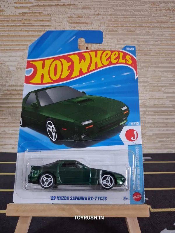 Hot_Wheels_1:64_Scale_89_MAZDA_SAVANNA_RX-7_FC35_HW_J-IMPORTS_5/10_GREEN_112/250_
