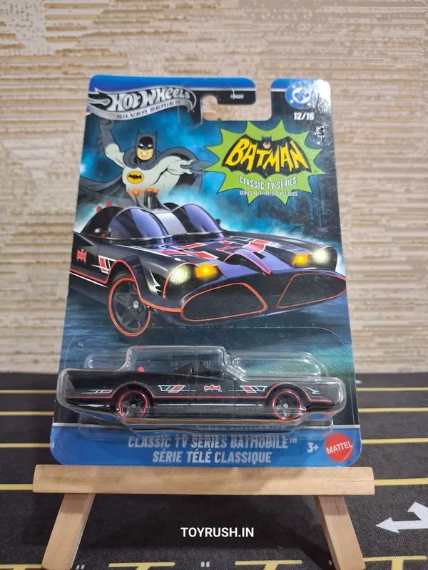 HotWheels_1:64_Scale_SILVER_SERIES_BATMAN_CLASSIC_TV_SERIES_BATMOBILE_JKX02_12/15_BLACK