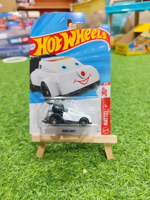 Hot_Wheels_1:64_Scale_QUICK_CHAT_MATTEL_3/5_BLACK_49/250