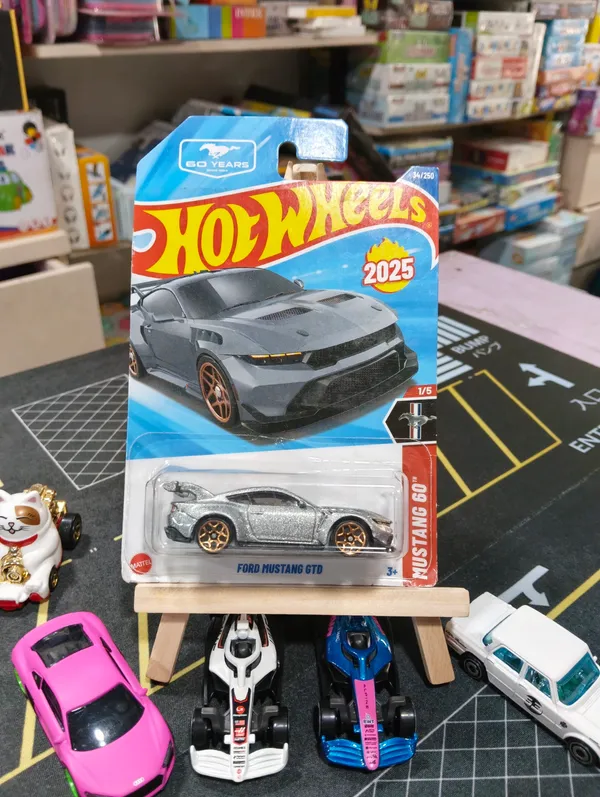 Hot_Wheels_1:64_Scale_FORD_MUSTANG_GTD_MUSTANG_60_1/5_SILVER_34/250_(UK_IMPORTED)