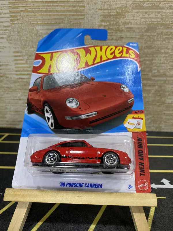 Hot_Wheels_1:64_Scale_96_PORSCHE_CARRERA_THEN_AND_NOW_4_/10_RED_98/250