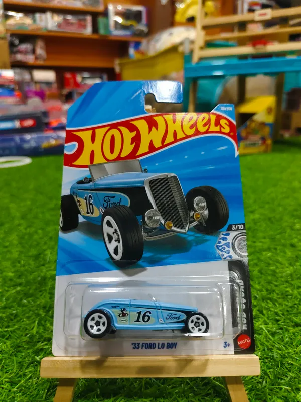 Hot_Wheels_1:64_Scale_33_FORD_LO_BOY_ROD_SQUAD_3/10_BLUE_119/250