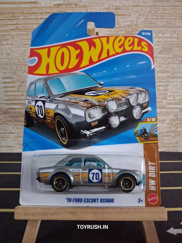 Hot_Wheels_1:64_Scale_70_FORD_ESCORT_RS1600_HW_DIRT_3/10_GRAY_161/250