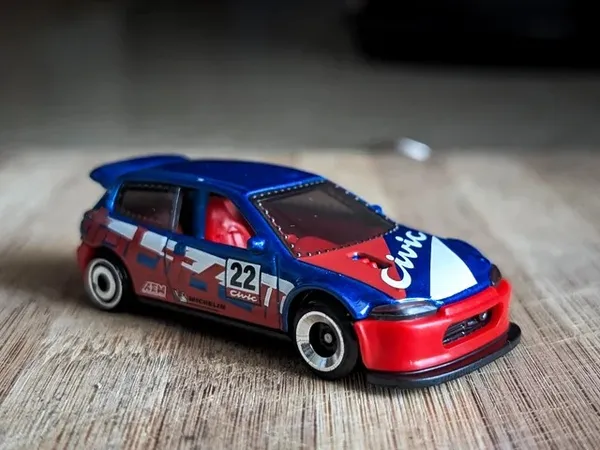 Hot_Wheels_1:64_Scale_HONDA_CIVIC_CUSTOM_HW_Reverse_Rake_5/5_201/250