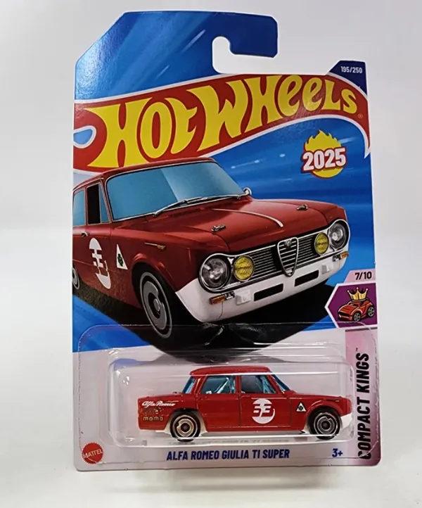 Hot_Wheels_1:64_Scale_ALFA_ROMEO_GIULIA_TI_SUPER_Compact_Kings_7/10_195/250