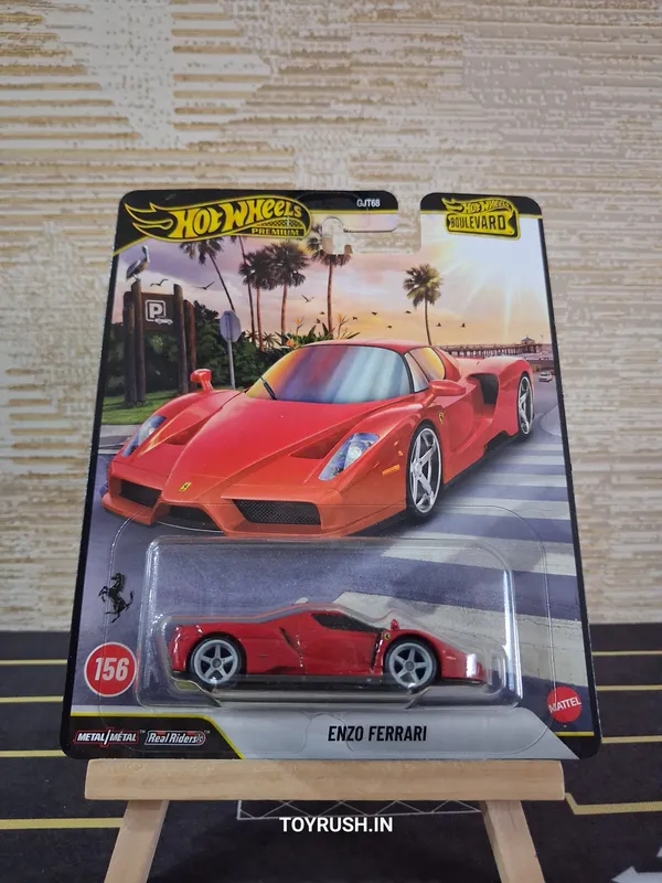 Hotwheels_Premium_1:64_Scale_BOULEVARD_2026_ENZO_FERRARI_156_JHW22_RED_