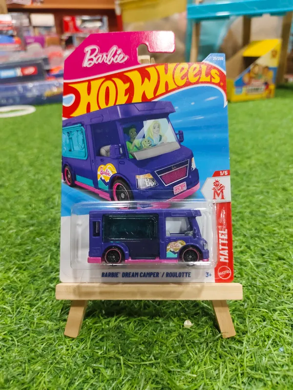 Hot_Wheels_1:64_Scale_BARBIE_DREAM_CAMPER_MATTEL_1/5_PURPLE_21/250_