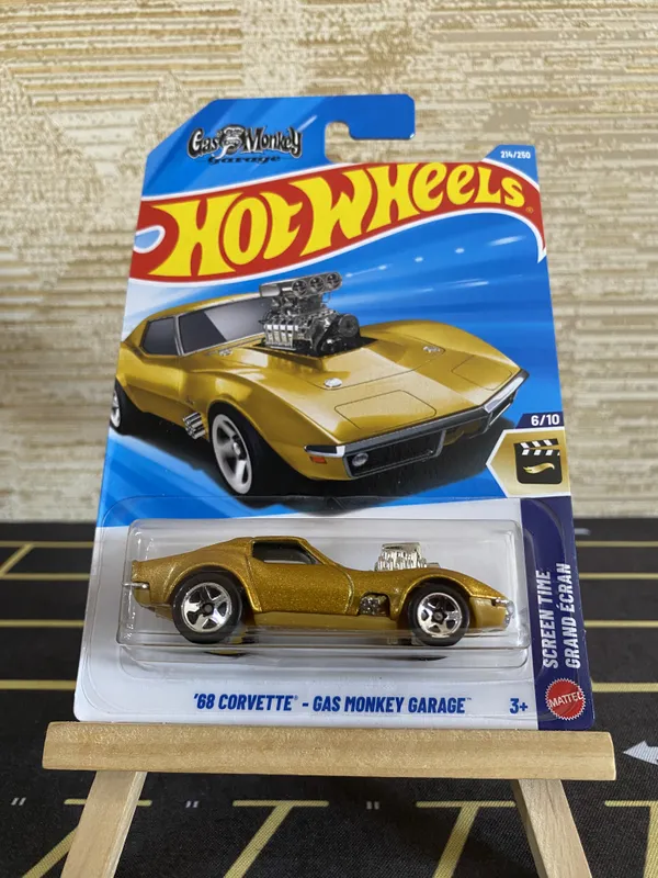 Hot_Wheels_1:64_Scale_68_CORVETTE_GAS_MONKEY_GARRAGE_SCREEN_TIME_6/10_GOLDEN_214/250