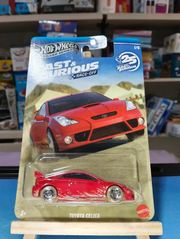 Hotwheels_1:64_Silver_Series_FAST_&_FURIOUS_RACE_OFF_TOYOTA_CELICA_1/5_JKX15_RED
