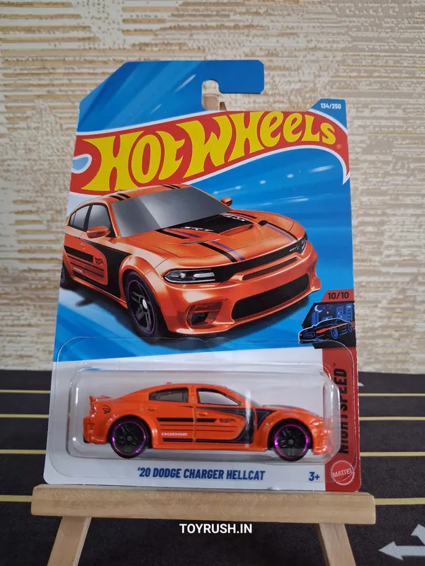Hot_Wheels_1:64_Scale_20_DODGE_CHARGER_HELLCAT_NIGHTSPEED_10/10_ORANGE_134/250