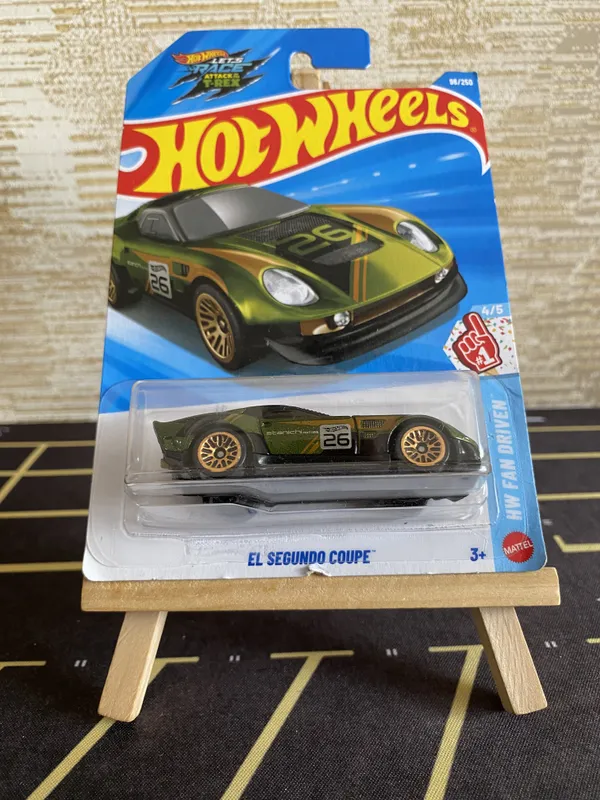 Hot_Wheels_1:64_Scale_EL_SEGUNDO_COUPE_HW_FAN_DRIVEN_4/5_GREEN_96/250