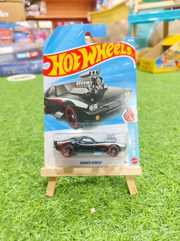 Hot_Wheels_1:64_Scale_RODGER_DODGER_HW_FAN_DRIVEN_2/5_BLACK_19/250