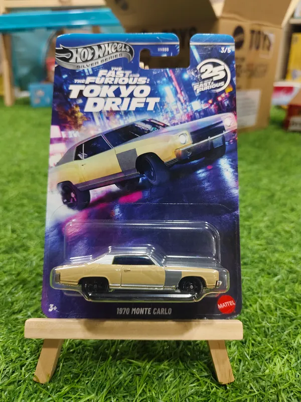 HotWheels_1:64_Scale_SILVER_SERIES_TOKYO_DRIFT_1970_MONTE_CARLO_3/5_JKX07