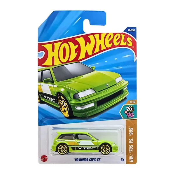 Hot_Wheels_1:64_Scale_90_HONDA_CIVIC_EF_HW:_70s_vs._90s__1/10_28/250