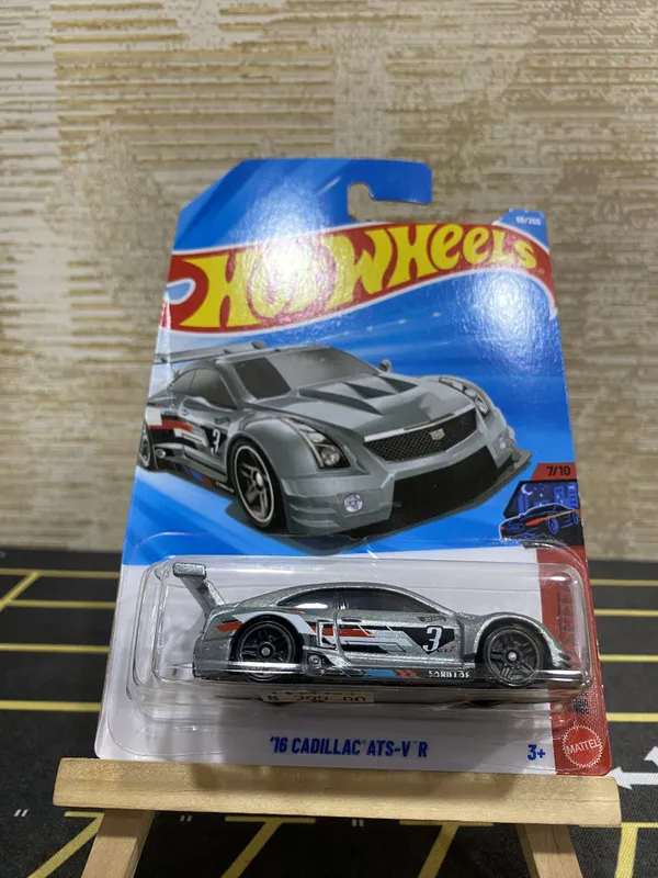 Hot_Wheels_1:64_Scale_16_CADILLAC_ATS-V_R_NIGHTSPEED_7/10_SILVER_90/250
