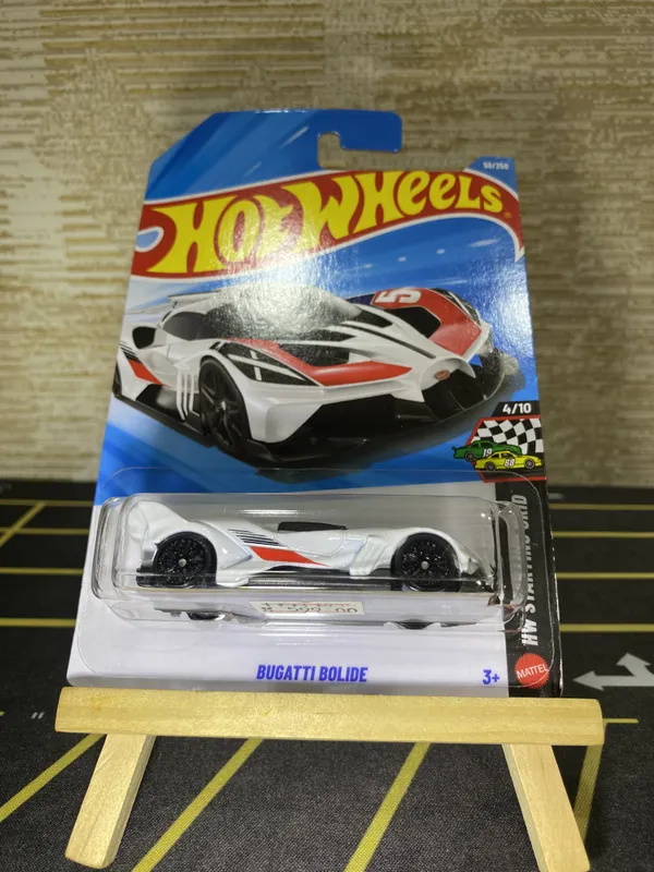 Hot_Wheels_1:64_Scale_BUGATTI_BOLIDE_HW_STARTING_GRID_4/10_WHITE_50/250_