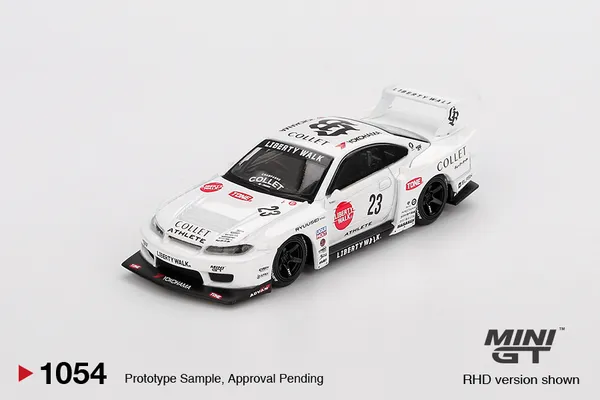 MINI_GT_NISSAN_S15_SILVIA_LB-SUPER_Silhouette_ATHLETE_WHITE_(IMPORTED)_MGT_1054