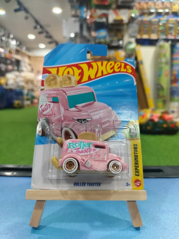 Hot_Wheels_1:64_Scale_ROLLER_TOASTER_EXPERIMOTORS_3/5_YELLOW_39/250