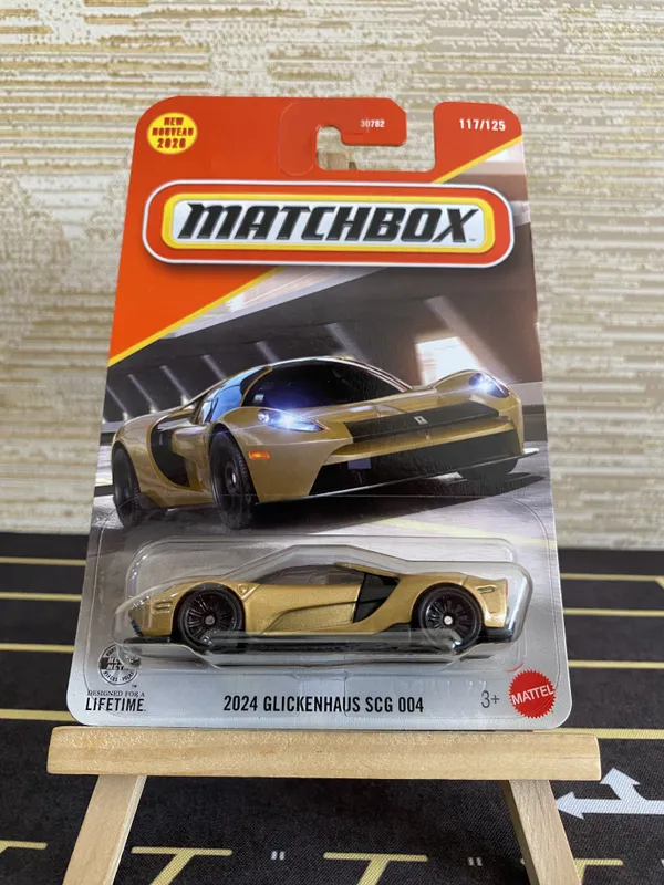 Matchbox_1:64_Scale_2024_GLICKENHAUS_SCG_004_117/125_GOLD_(2026_Release)