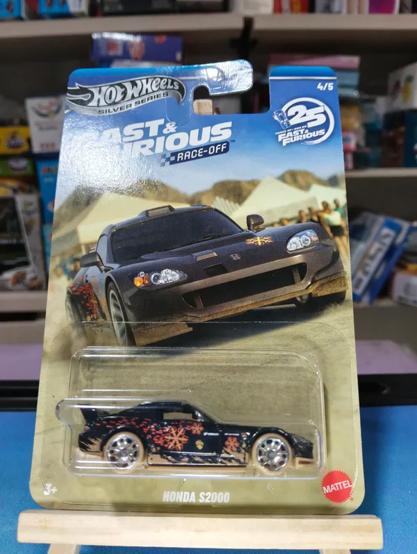 Hotwheels_1:64_Silver_Series_FAST_&_FURIOUS_RACE_OFF_HONDA_S2000_JKX18_4/5_BLACK_