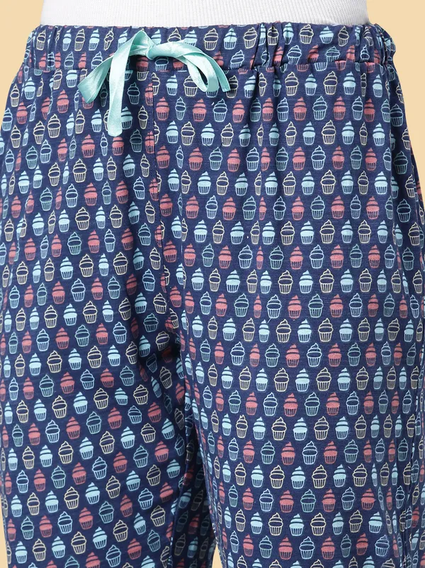 Blue_Cottton_Capri_For_Women