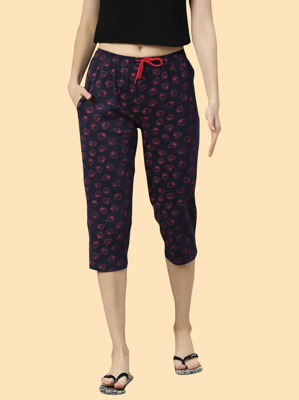 Blue_Cottton_Capri_For_Women