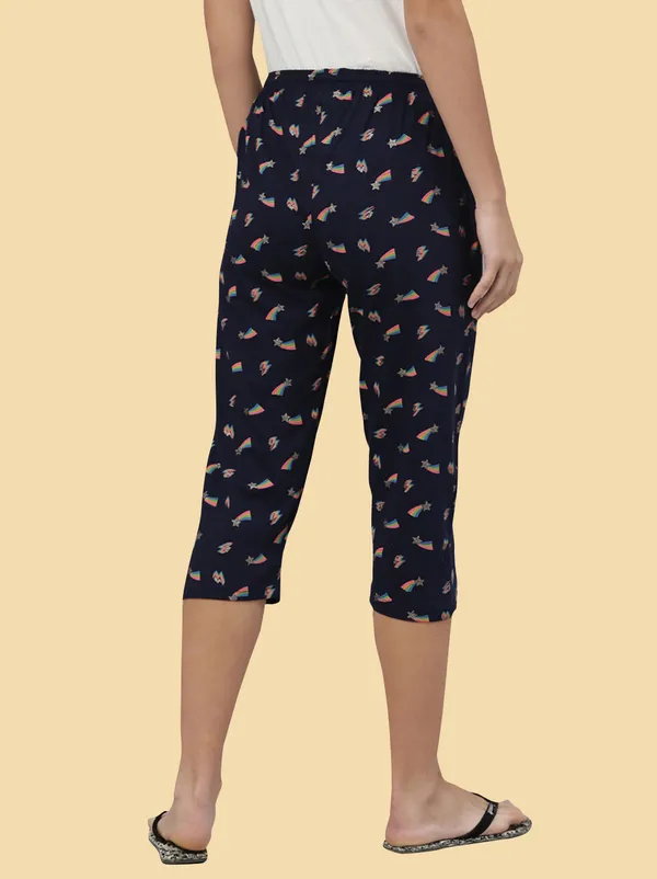 Blue_Cottton_Capri_For_Women
