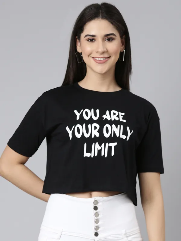 Black_Kryptic_Typography_Printed_Oversized_Drop-Shoulder_Sleeves_Cropped_Pure_Cotton_T-shirt