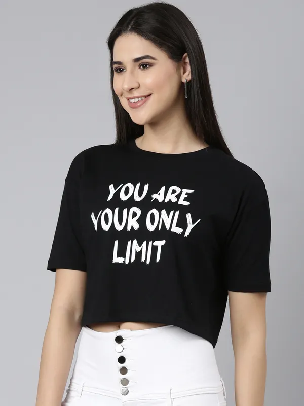 Black_Kryptic_Typography_Printed_Oversized_Drop-Shoulder_Sleeves_Cropped_Pure_Cotton_T-shirt