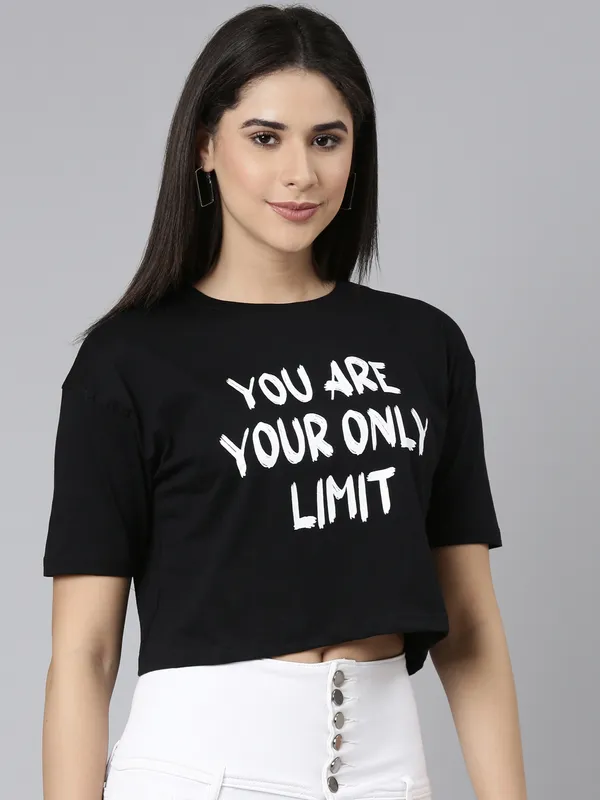 Black_Kryptic_Typography_Printed_Oversized_Drop-Shoulder_Sleeves_Cropped_Pure_Cotton_T-shirt