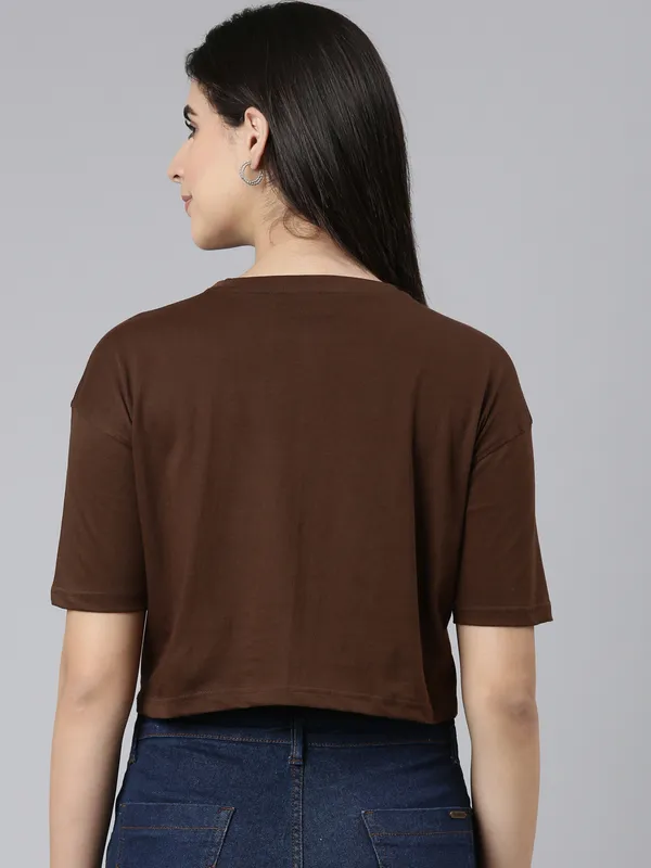 Brown_Kryptic_Typography_Printed_Oversized_Drop-Shoulder_Sleeves_Cropped_Pure_Cotton_T-shirt