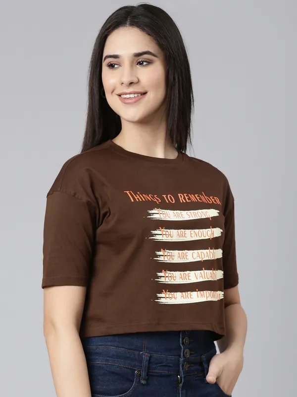 Brown_Kryptic_Typography_Printed_Oversized_Drop-Shoulder_Sleeves_Cropped_Pure_Cotton_T-shirt