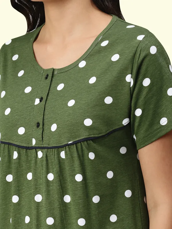 Green_Pure_Cotton_Nighty_For_Women