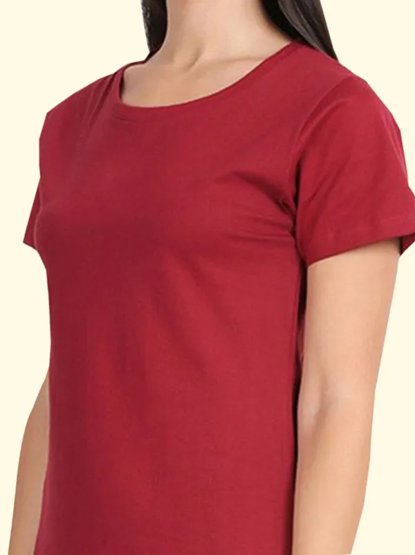 Maroon_Western_Wear_Nighty_For_Women