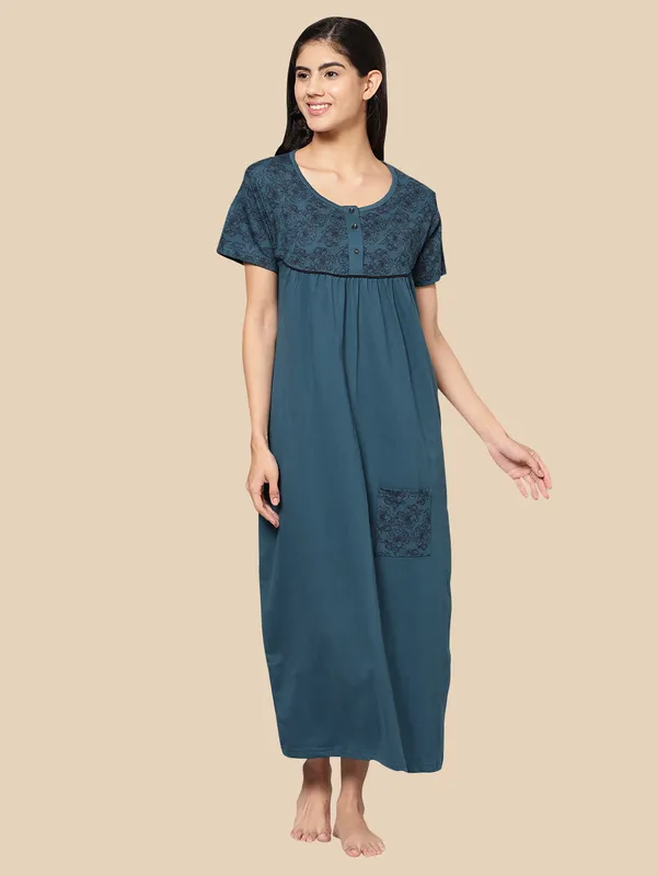 Blue_Western_Wear_Nighty_For_Women