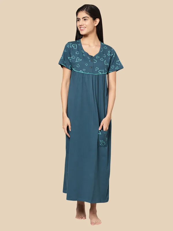 Blue_Western_Wear_Nighty_For_Women