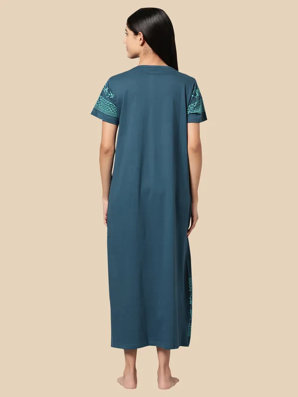 Blue_Western_Wear_Nighty_For_Women