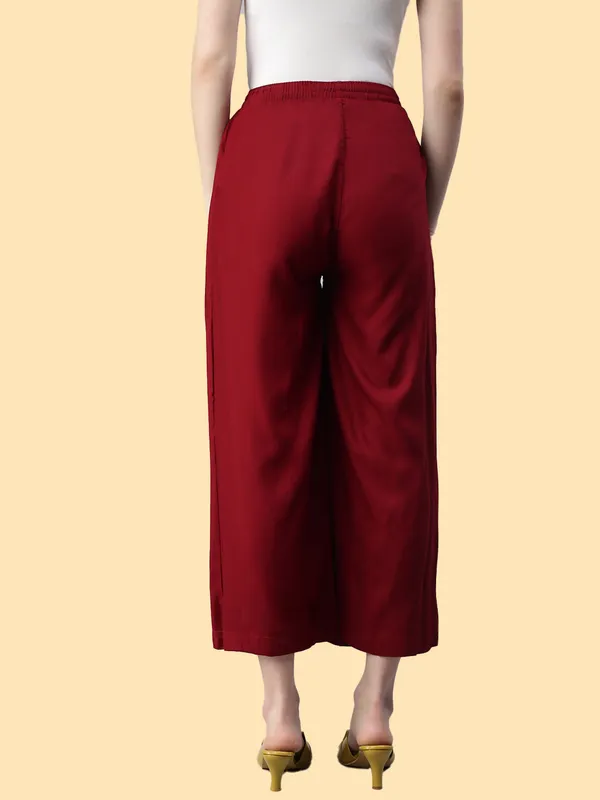 Maroon_Flared_Trousers_For_Women