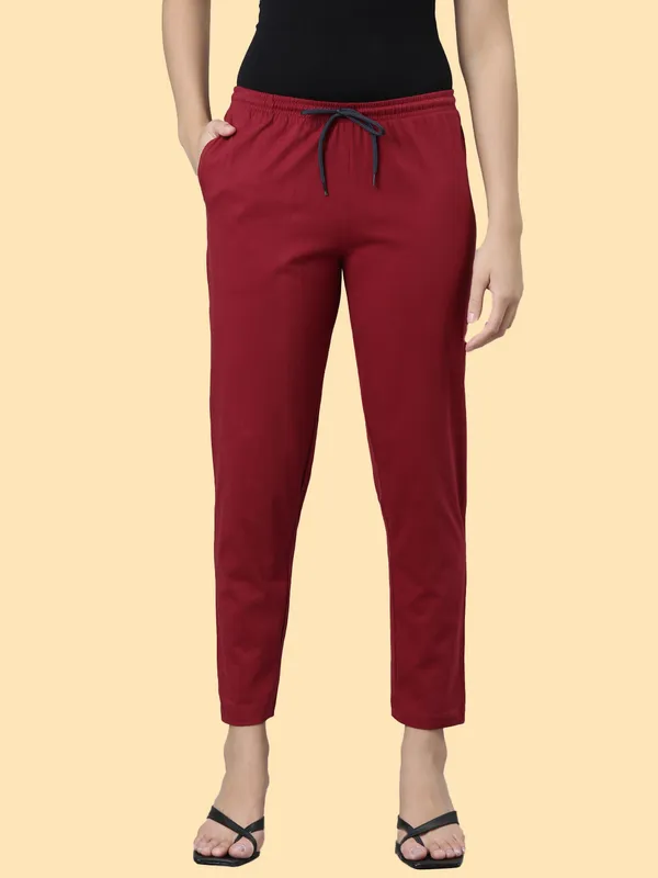 Maroon_Ethnic_Wear_Pyjama_For_Women