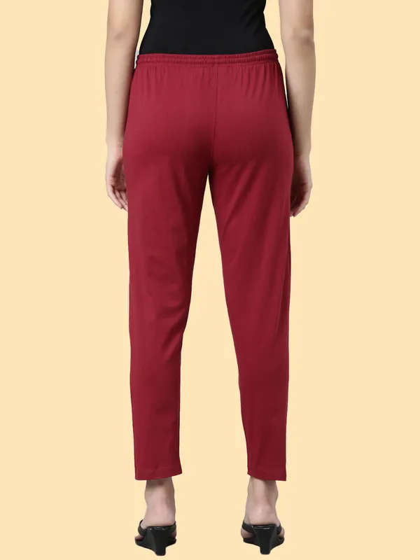 Maroon_Ethnic_Wear_Pyjama_For_Women