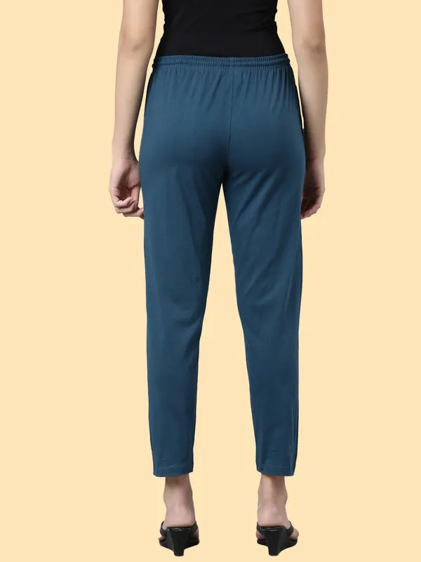 Teal_Blue_Ethnicwear_Pyjama_For_Women